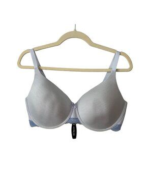 NWT Adore Me 38DDD Light Blue Lace Full Coverage Bra Adjustable Straps